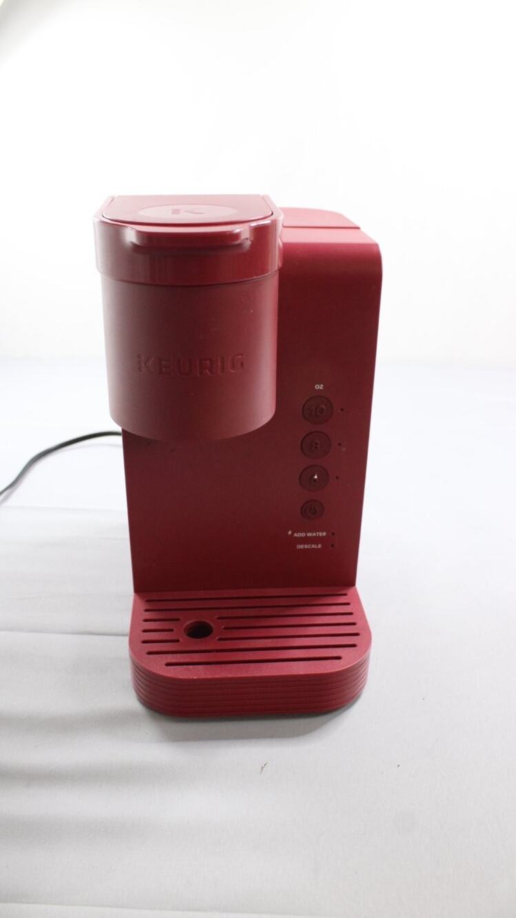 Keurig K-Slim Single Serve Coffee Maker Red K-Cup Pod Chamber Auto Shut-off